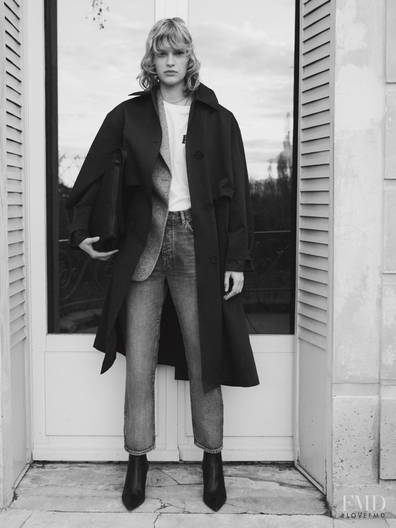 Aivita Muze featured in  the Massimo Dutti lookbook for Fall 2021