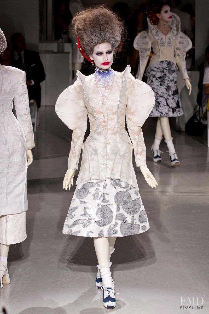 Monika McCarrick featured in  the Thom Browne fashion show for Spring/Summer 2014