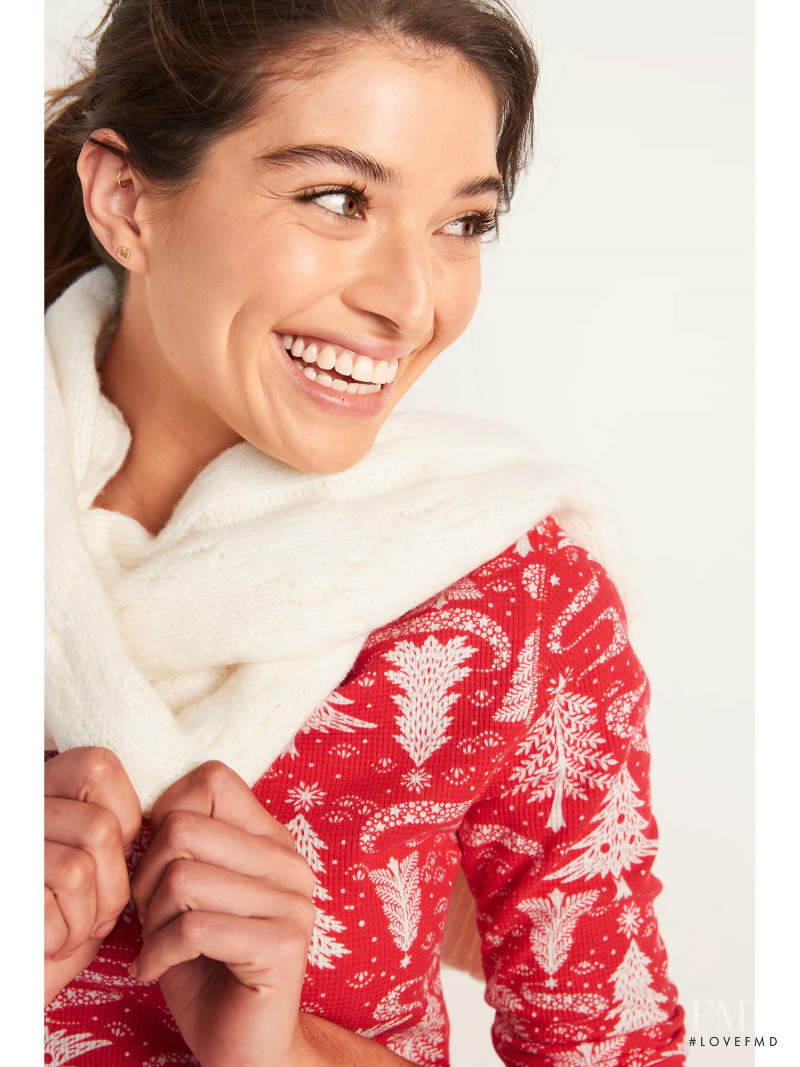 Daniela Lopez Osorio featured in  the Old Navy catalogue for Winter 2021