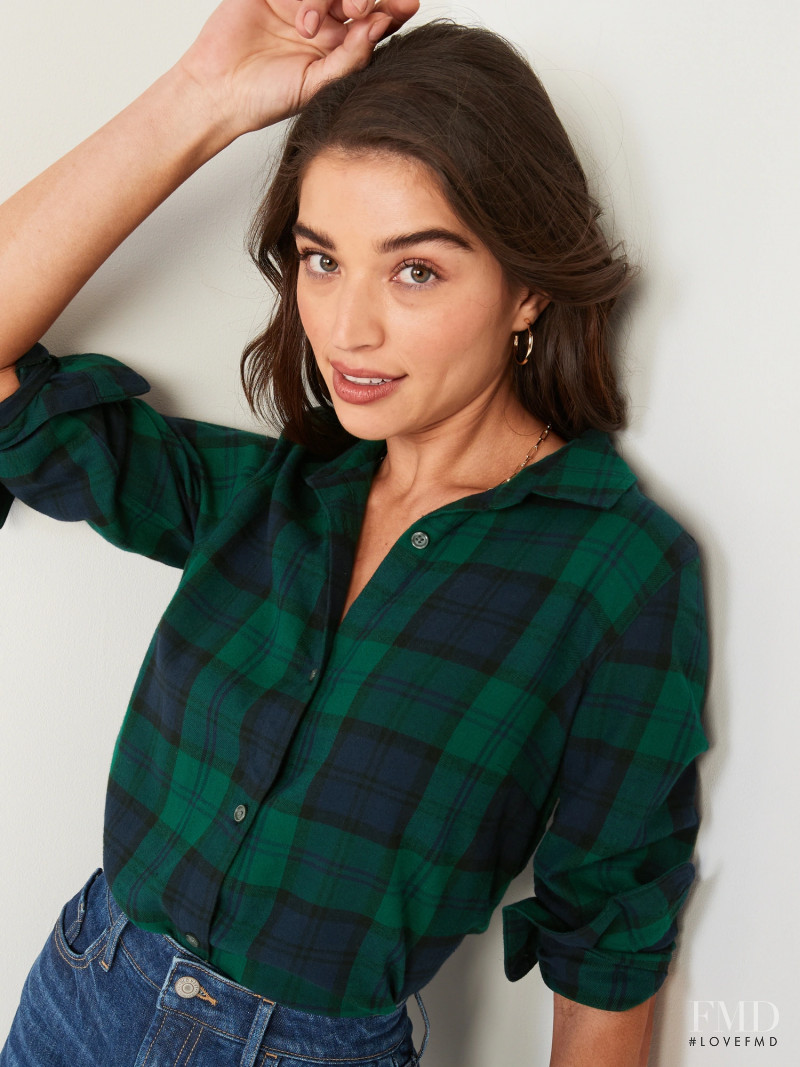 Daniela Lopez Osorio featured in  the Old Navy catalogue for Winter 2021