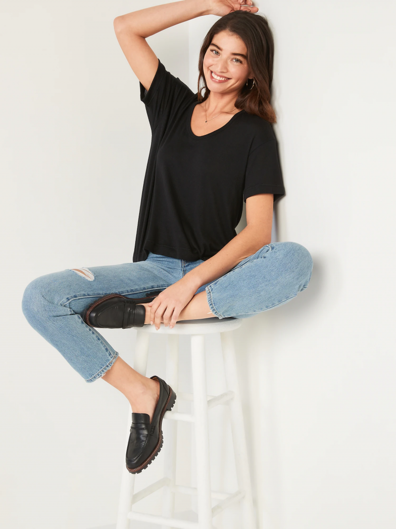 Daniela Lopez Osorio featured in  the Old Navy catalogue for Winter 2021