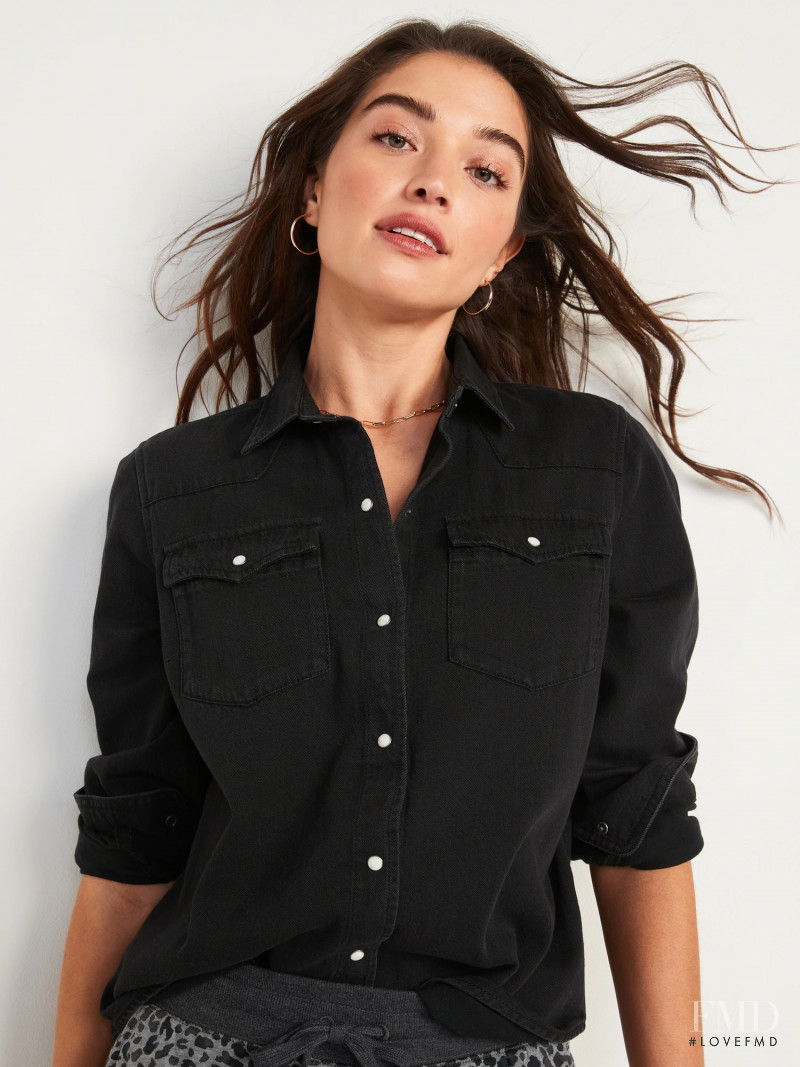 Daniela Lopez Osorio featured in  the Old Navy catalogue for Winter 2021