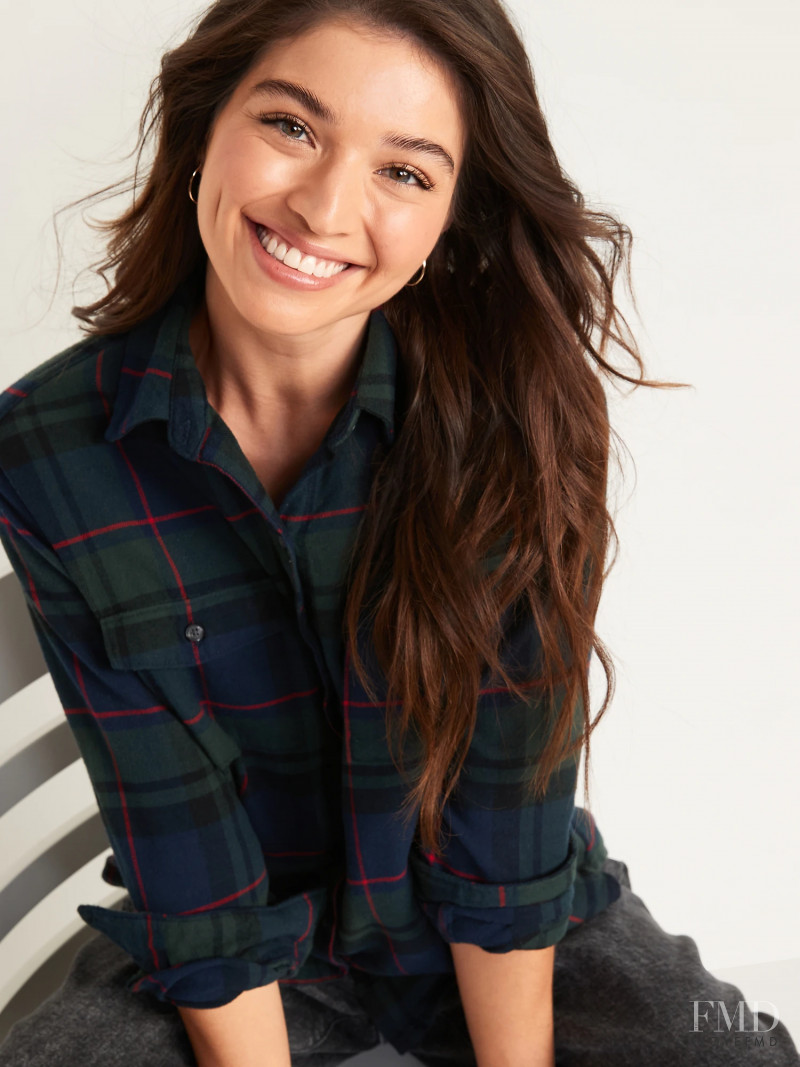 Daniela Lopez Osorio featured in  the Old Navy catalogue for Winter 2021