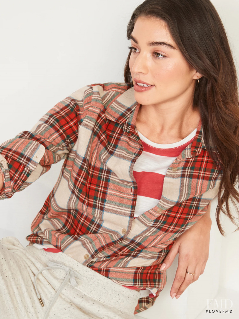 Daniela Lopez Osorio featured in  the Old Navy catalogue for Winter 2021