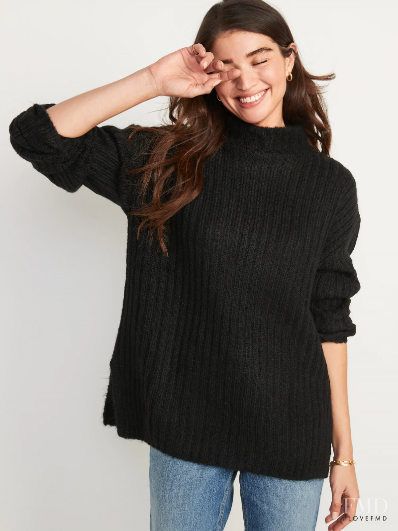 Daniela Lopez Osorio featured in  the Old Navy catalogue for Winter 2021