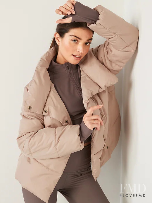 Daniela Lopez Osorio featured in  the Old Navy catalogue for Winter 2021