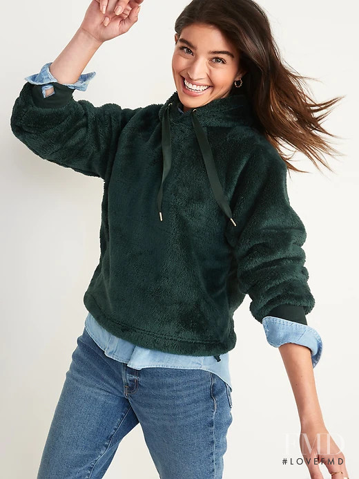 Daniela Lopez Osorio featured in  the Old Navy catalogue for Winter 2021