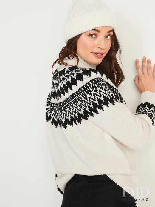 Daniela Lopez Osorio featured in  the Old Navy catalogue for Winter 2021