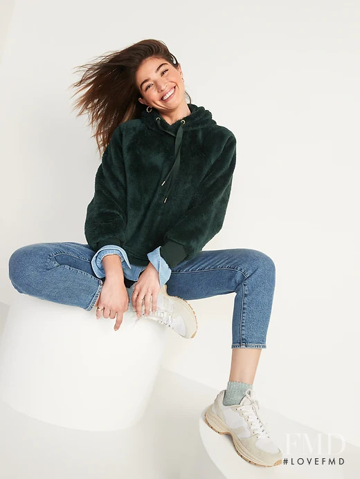 Daniela Lopez Osorio featured in  the Old Navy catalogue for Winter 2021