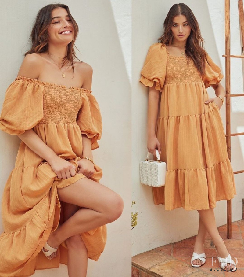 Daniela Lopez Osorio featured in  the Vici lookbook for Autumn/Winter 2021