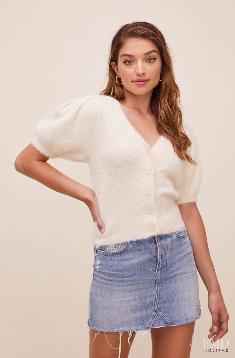 Daniela Lopez Osorio featured in  the ASTR the Label catalogue for Spring/Summer 2021