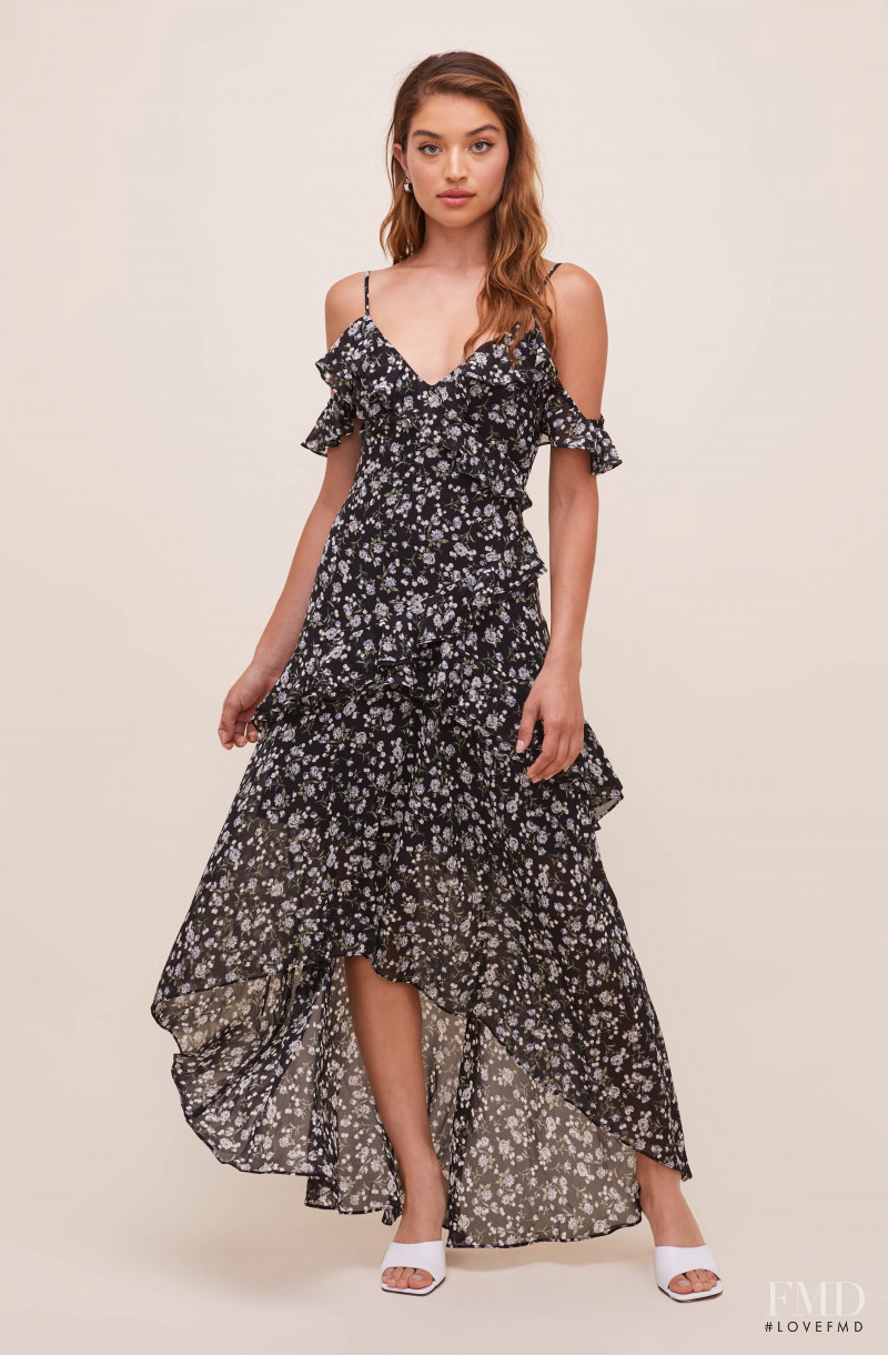 Daniela Lopez Osorio featured in  the ASTR the Label catalogue for Spring/Summer 2021