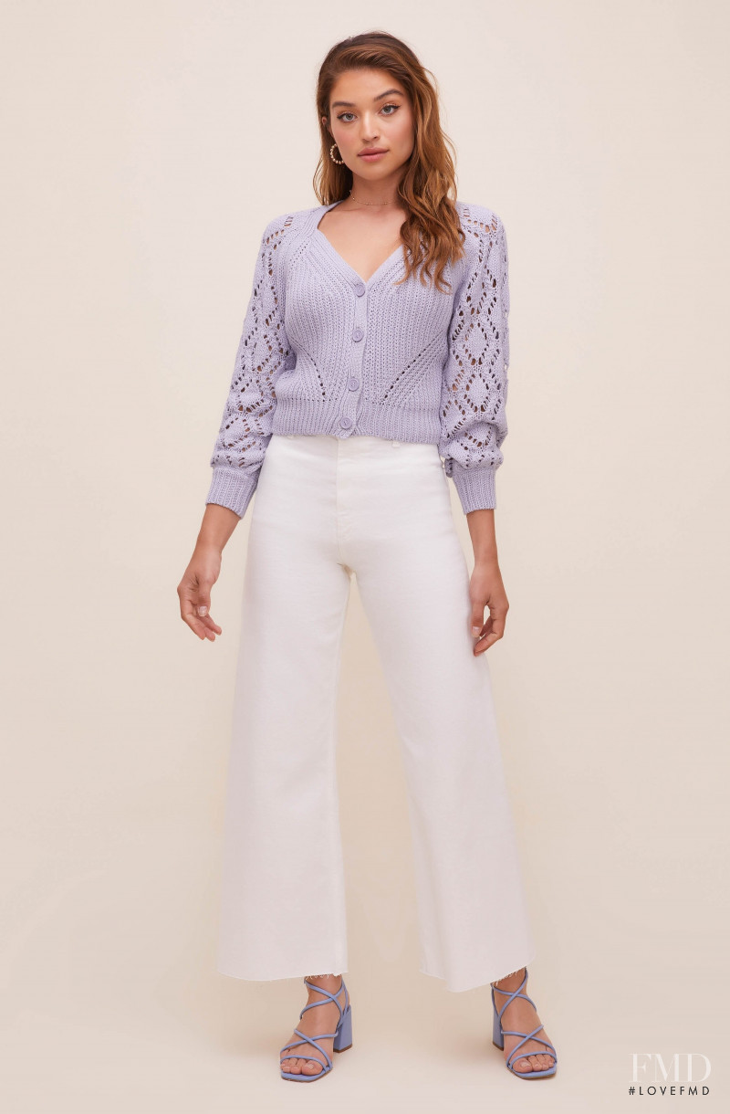 Daniela Lopez Osorio featured in  the ASTR the Label catalogue for Spring/Summer 2021