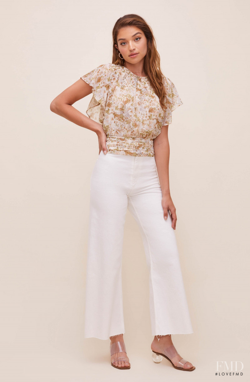 Daniela Lopez Osorio featured in  the ASTR the Label catalogue for Spring/Summer 2021