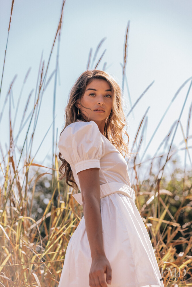 Daniela Lopez Osorio featured in  the Paloma Blue advertisement for Spring 2021