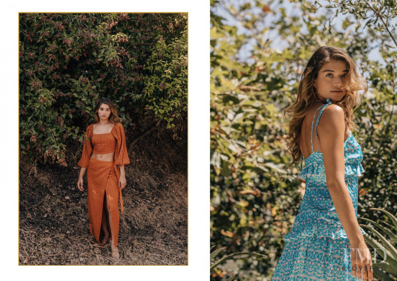 Daniela Lopez Osorio featured in  the Paloma Blue advertisement for Spring 2021