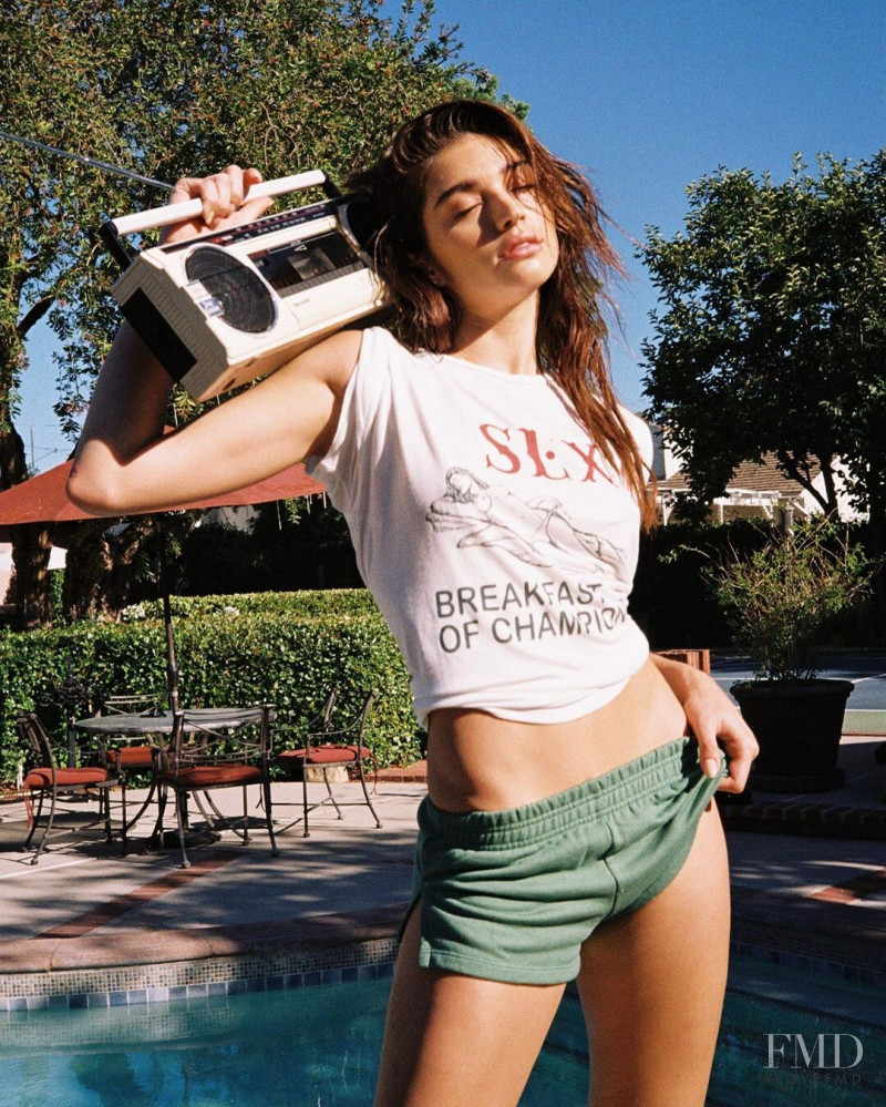 Daniela Lopez Osorio featured in  the Lovers & Drifters Club lookbook for Pre-Fall 2021