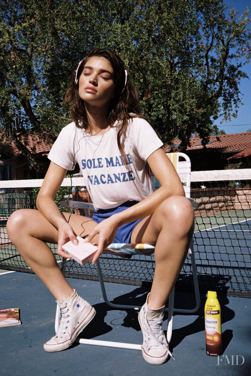 Daniela Lopez Osorio featured in  the Lovers & Drifters Club lookbook for Pre-Fall 2021