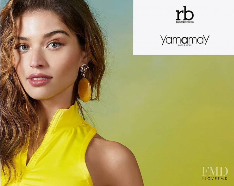 Daniela Lopez Osorio featured in  the Yamamay x Roccobarocco advertisement for Spring/Summer 2020