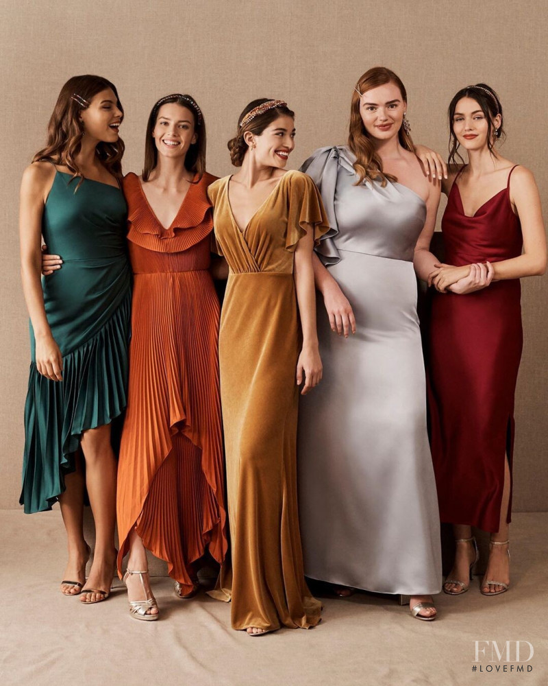 Daniela Lopez Osorio featured in  the BHLDN advertisement for Holiday 2019