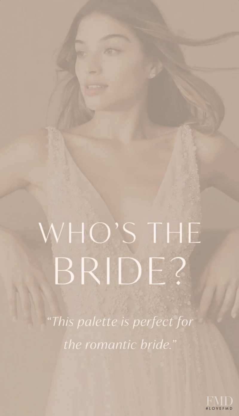 Daniela Lopez Osorio featured in  the BHLDN advertisement for Holiday 2019