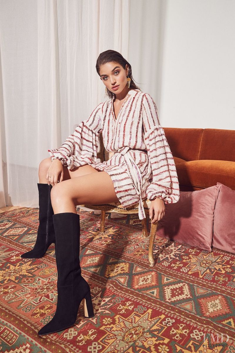 Daniela Lopez Osorio featured in  the REVOLVE lookbook for Autumn/Winter 2018