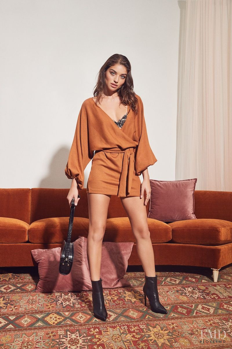 Daniela Lopez Osorio featured in  the REVOLVE lookbook for Autumn/Winter 2018