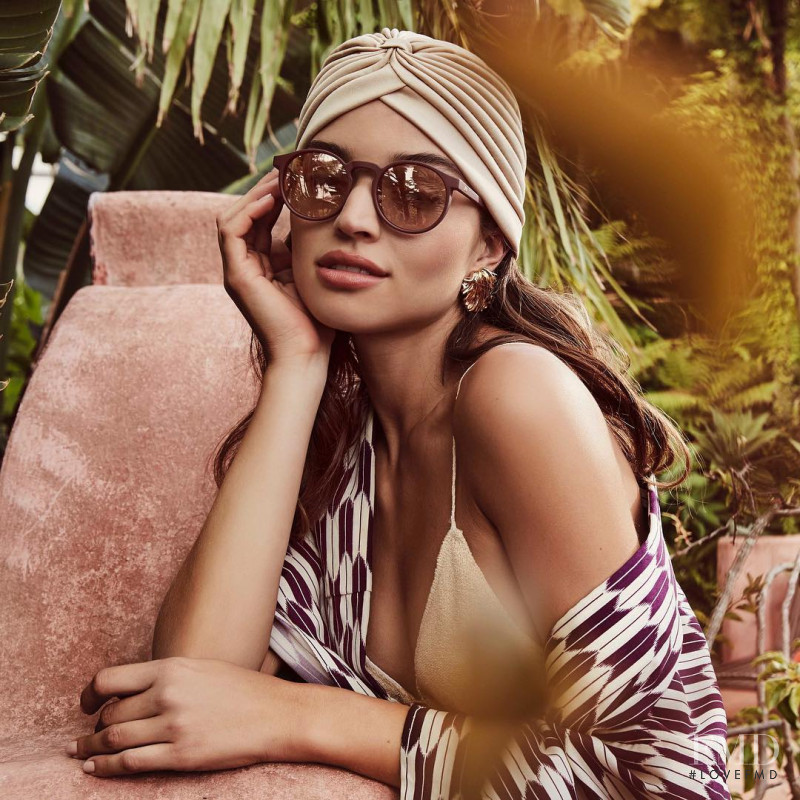 Daniela Lopez Osorio featured in  the Le Specs Joie de Vivre Collection advertisement for Summer 2018