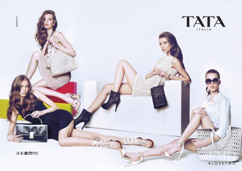 Agata Wozniak featured in  the Tata Italia advertisement for Spring/Summer 2014