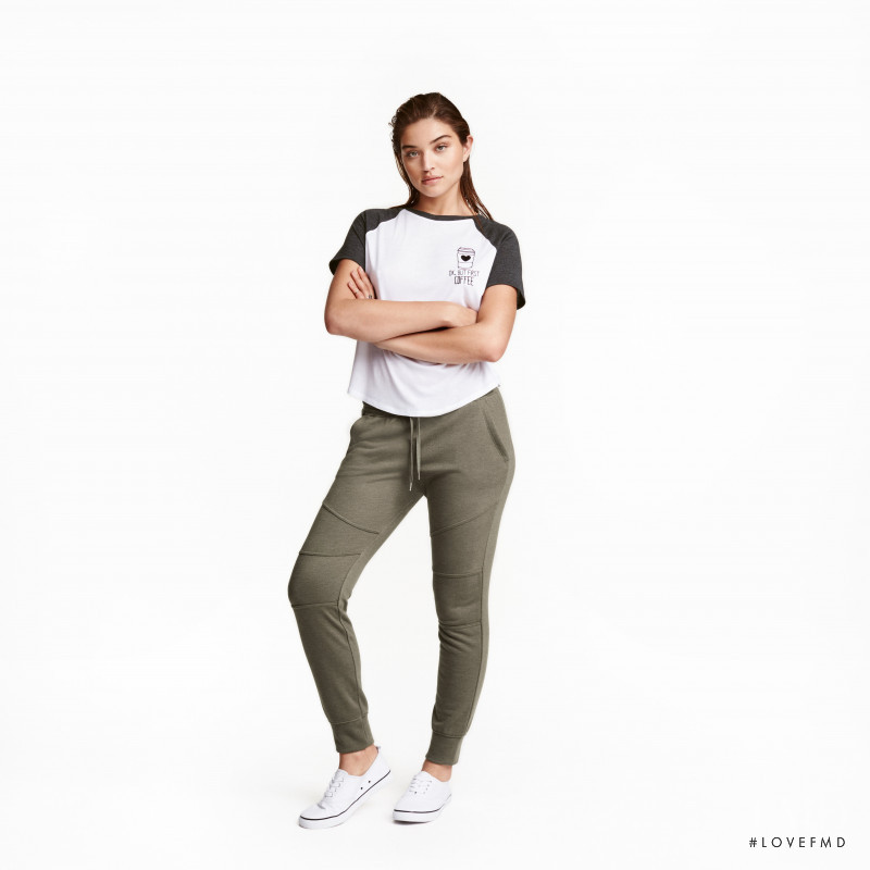 Daniela Lopez Osorio featured in  the H&M catalogue for Autumn/Winter 2016