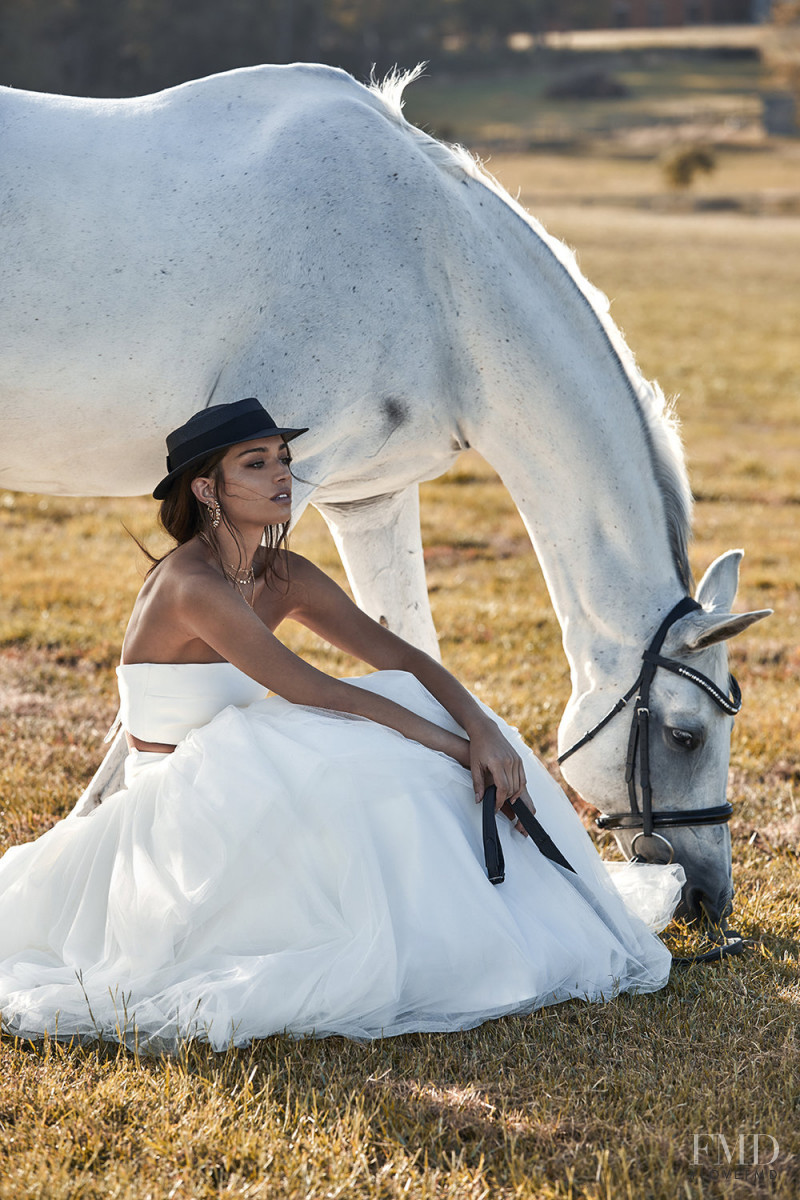 Daniela Lopez Osorio featured in  the One Day Bridal Chosen lookbook for Spring/Summer 2018