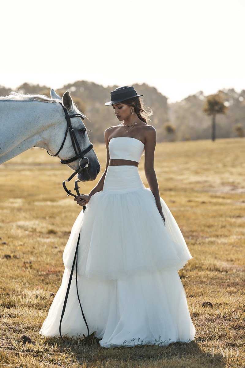 Daniela Lopez Osorio featured in  the One Day Bridal Chosen lookbook for Spring/Summer 2018