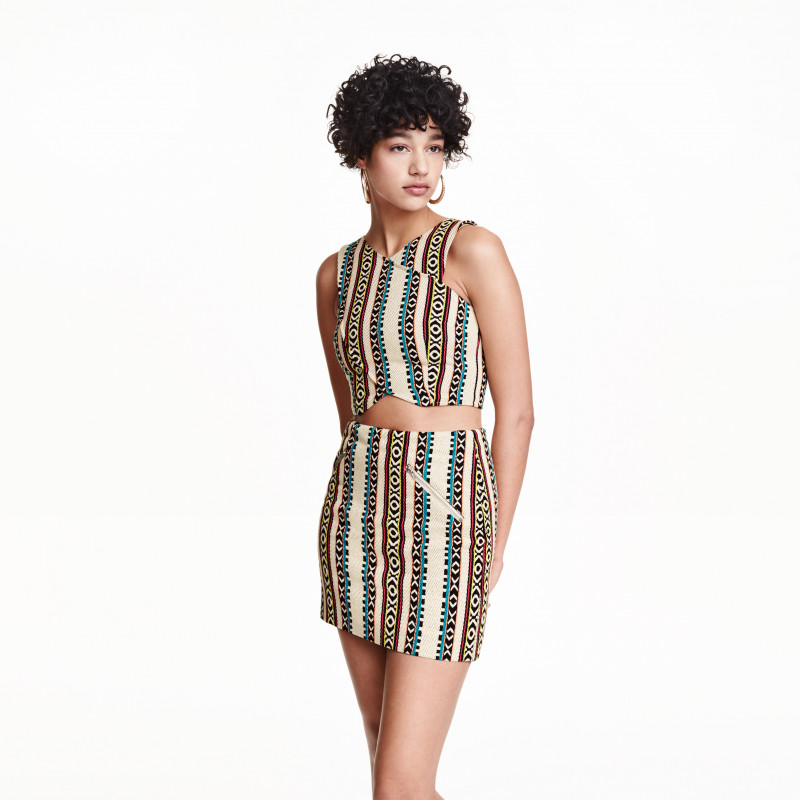 Damaris Goddrie featured in  the H&M catalogue for Summer 2016