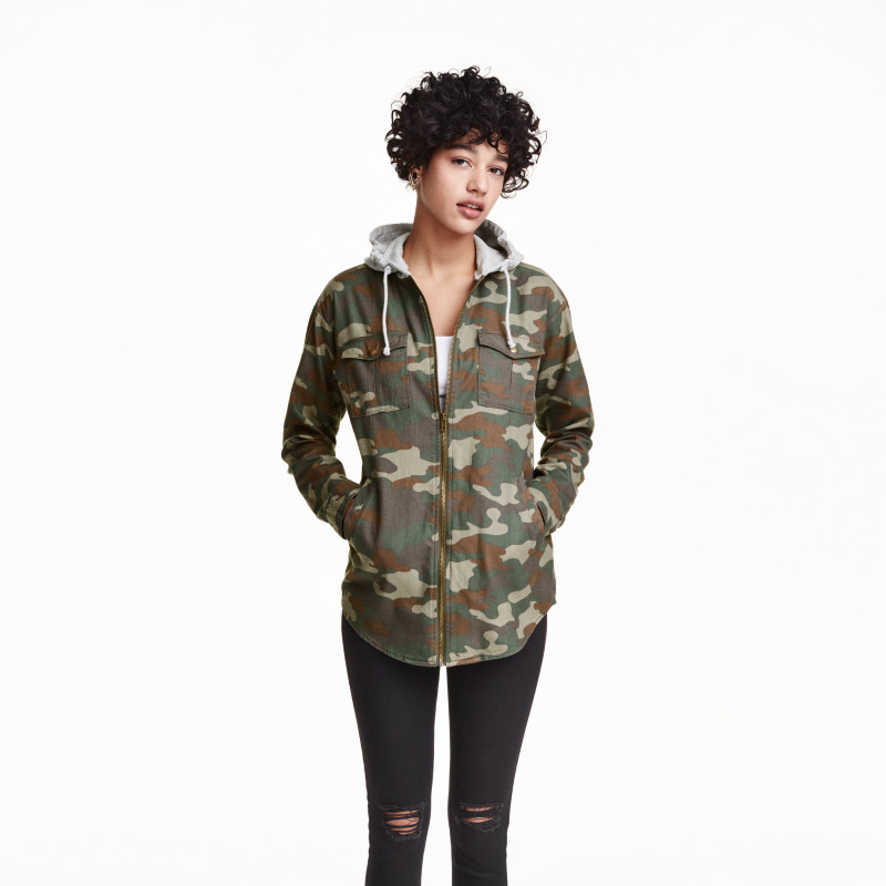 Damaris Goddrie featured in  the H&M catalogue for Summer 2016