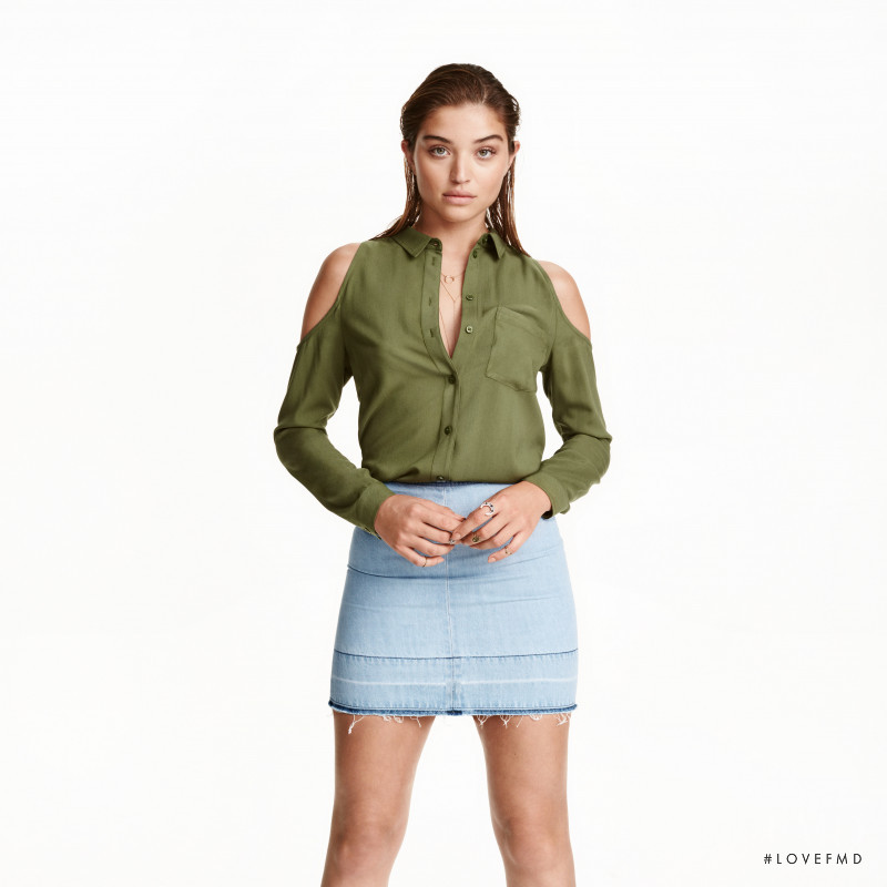Daniela Lopez Osorio featured in  the H&M catalogue for Summer 2016