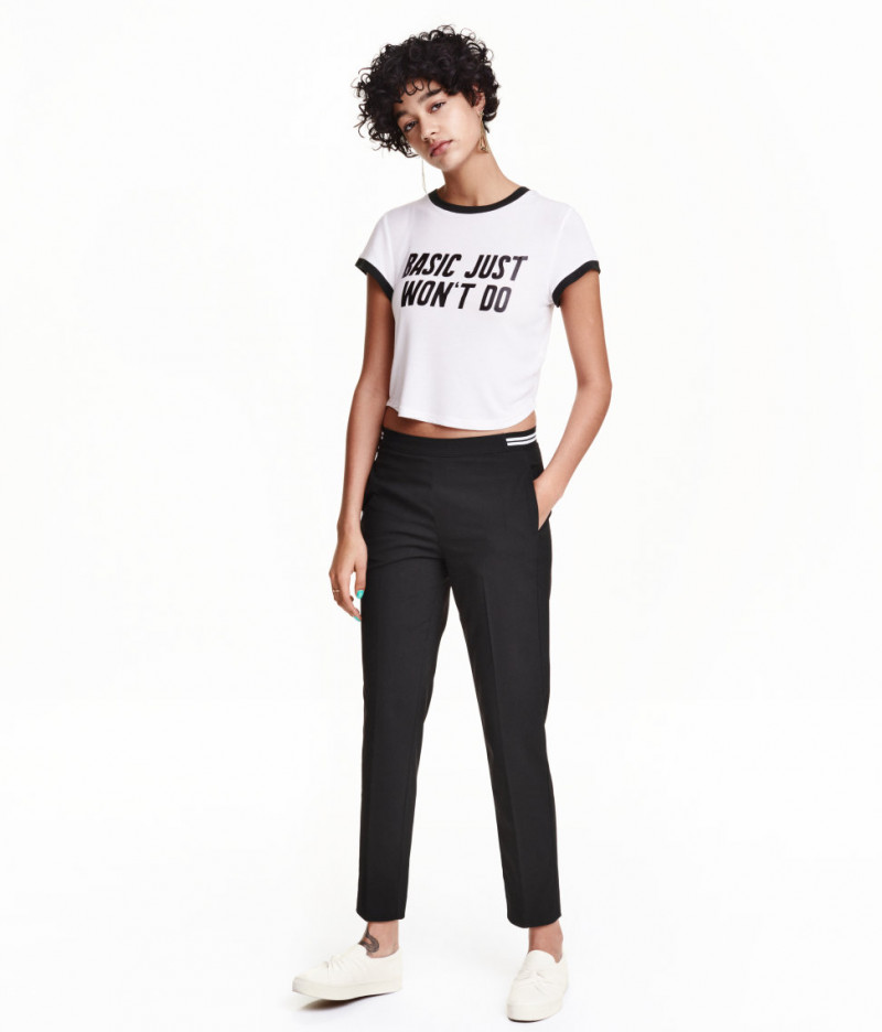 Damaris Goddrie featured in  the H&M catalogue for Summer 2016