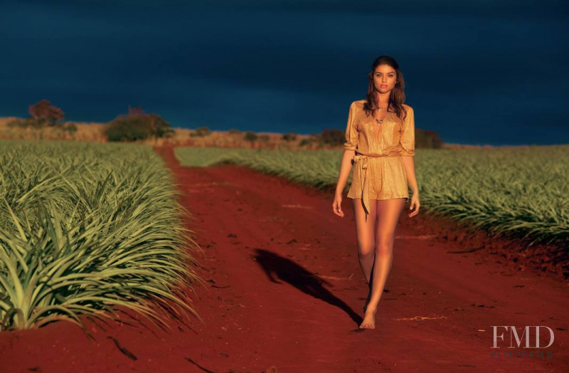 Daniela Lopez Osorio featured in  the Luli Fama lookbook for Autumn/Winter 2015