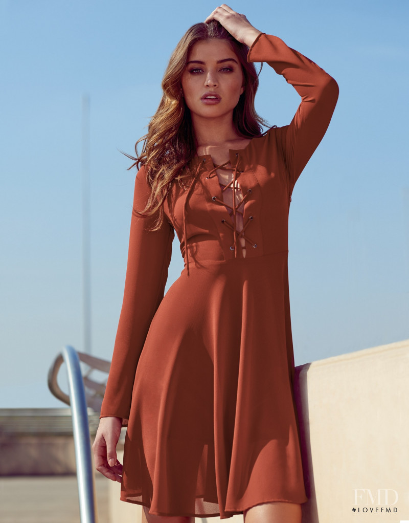 Daniela Lopez Osorio featured in  the Lipsy lookbook for Autumn/Winter 2015