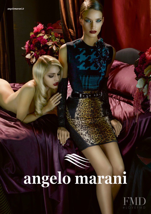 Manon Pieto featured in  the Angelo Marani advertisement for Autumn/Winter 2012