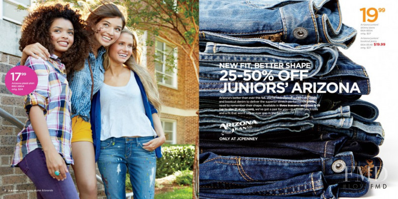 Daniela Lopez Osorio featured in  the JCPenney catalogue for Autumn/Winter 2013