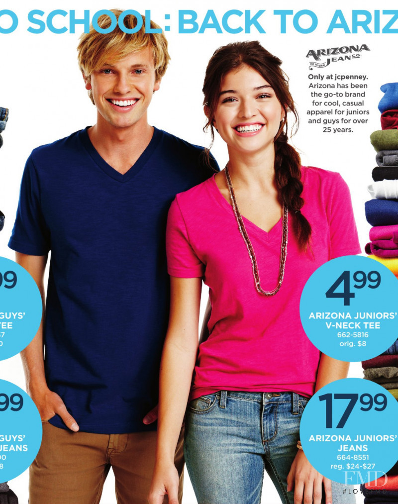 Daniela Lopez Osorio featured in  the JCPenney catalogue for Autumn/Winter 2013