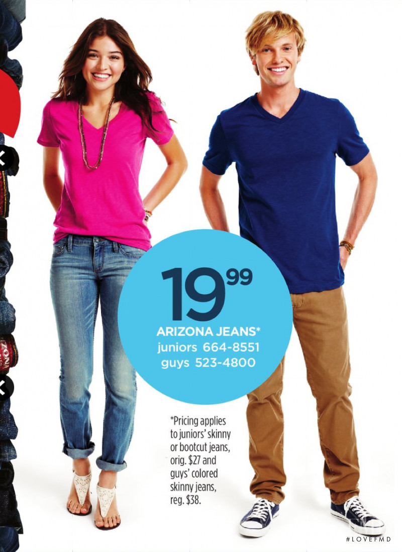 Daniela Lopez Osorio featured in  the JCPenney catalogue for Autumn/Winter 2013