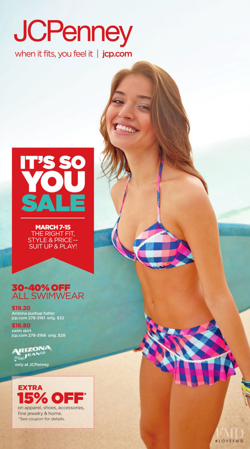 Daniela Lopez Osorio featured in  the JCPenney catalogue for Spring/Summer 2014