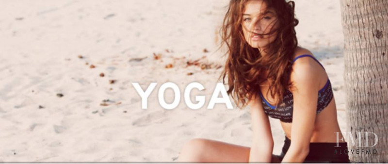 Daniela Lopez Osorio featured in  the Aeropostale advertisement for Summer 2014