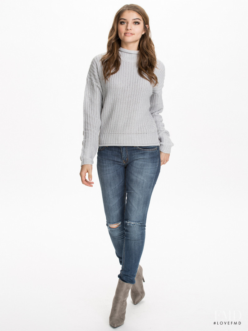 Daniela Lopez Osorio featured in  the nelly.com catalogue for Winter 2014