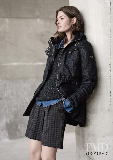 Ophélie Guillermand featured in  the Nordstrom Accessories catalogue for Fall 2014