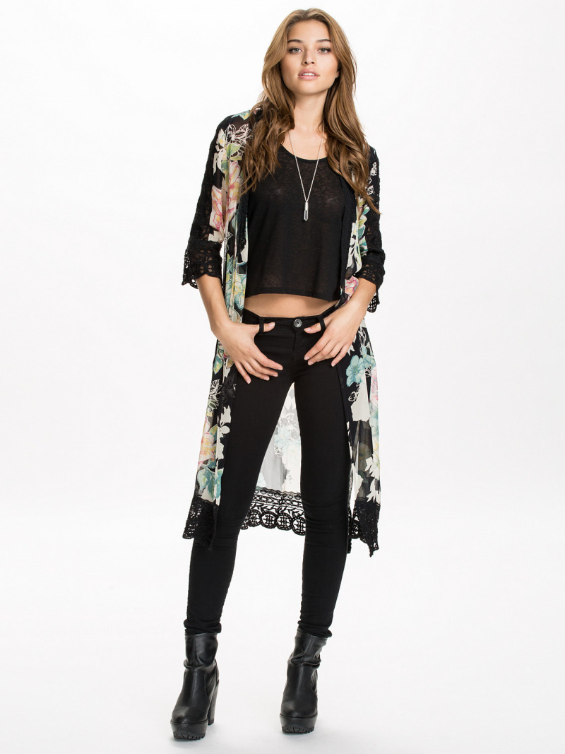 Daniela Lopez Osorio featured in  the nelly.com catalogue for Spring 2015