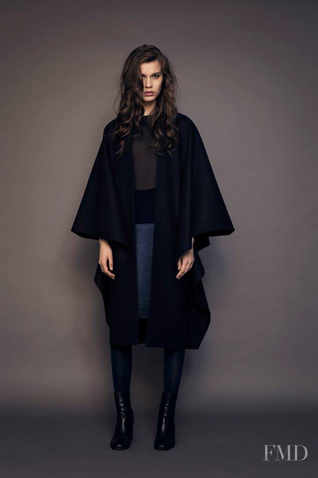 Agata Wozniak featured in  the Bianca Fleisch lookbook for Autumn/Winter 2014