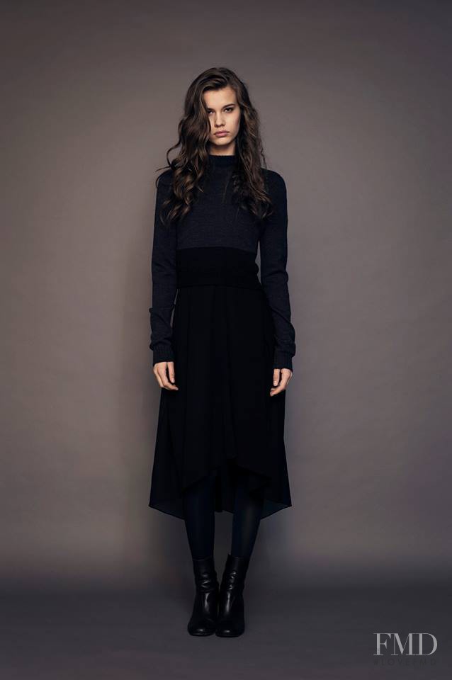 Agata Wozniak featured in  the Bianca Fleisch lookbook for Autumn/Winter 2014