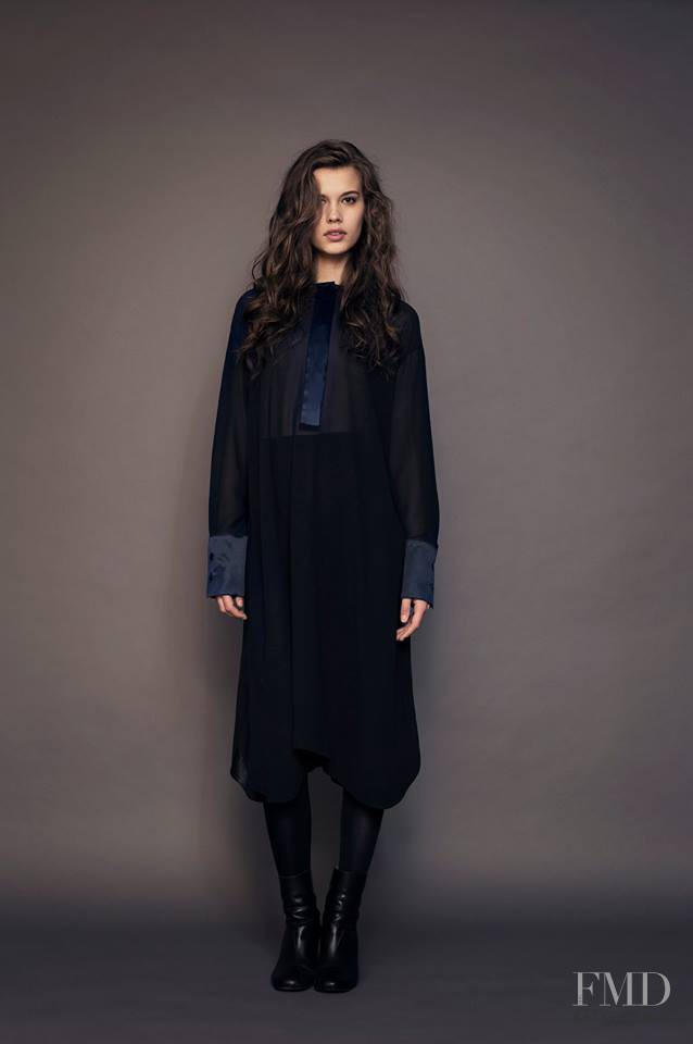 Agata Wozniak featured in  the Bianca Fleisch lookbook for Autumn/Winter 2014